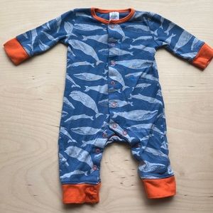 Baby Boden Whale Onesie